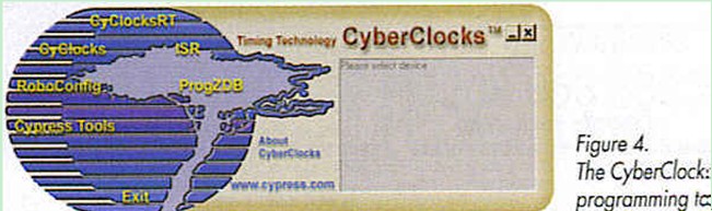 Figure 4. The cyberclock programming tool