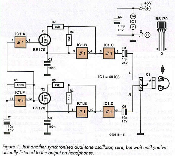 Figure 1. Just another synchronised dual-tone oscillator, sure, but wait until you've actually listened to the output on headphones