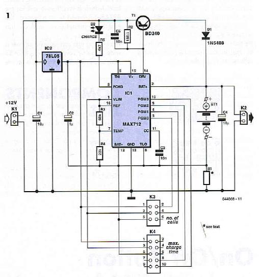 NiMH Charger for up to six Cells