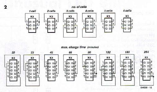 NiMH Charger for up to six Cells