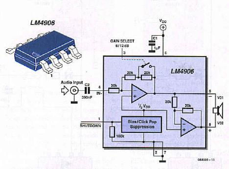 audio power amplifier