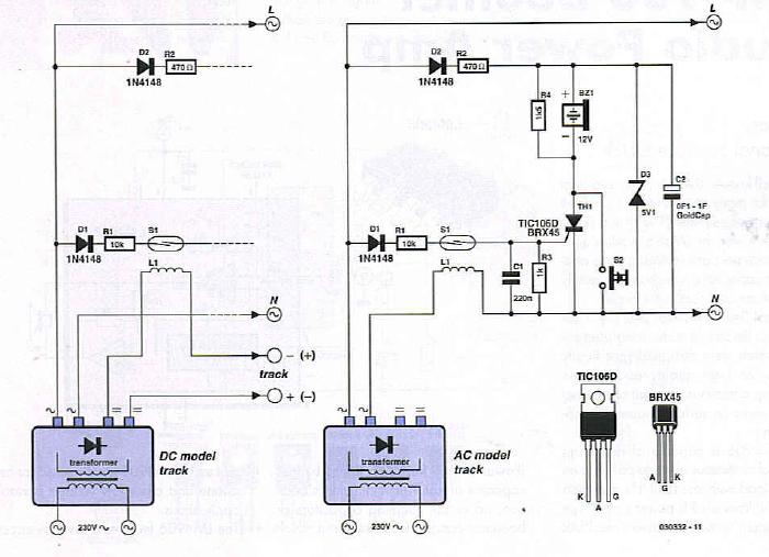 Model Railway Short-Circuit Beeper