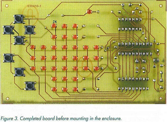 Figure 3. Completed board before mounting in the enclosure