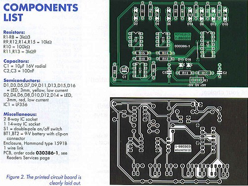 Figure 2. The printed circuit board is clearly laid out.