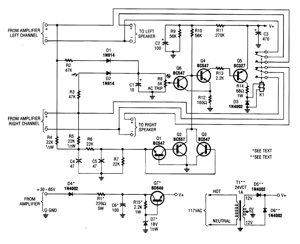 SPEAKER_PROTECTOR - Protection_Circuit - Control_Circuit - Circuit