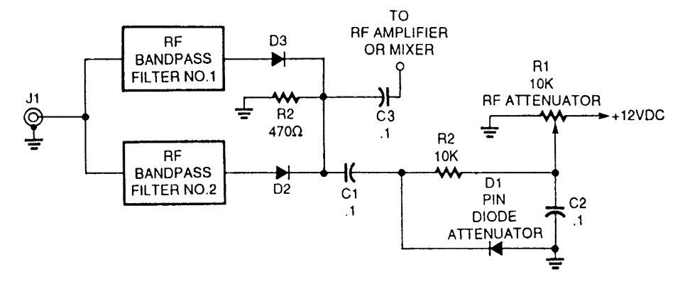 Voltagecontrolledattenuator Basiccircuit Circuit Diagram