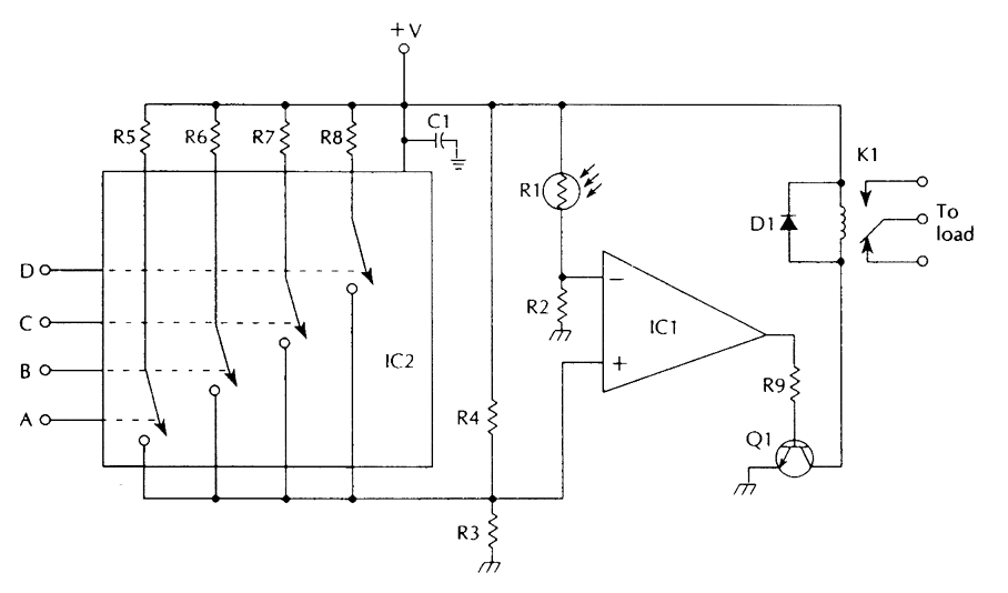PROGRAMMABLE_LIGHT_ACTIVATED_RELAY Relay_Control Control_Circuit