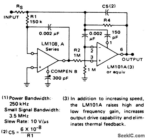 SUMMING_AMPLIFIER_WITH_LOW_INPUT_CURRENT Amplifier_Circuit Circuit Diagram