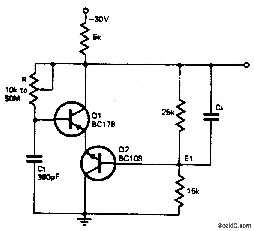 WIDE_RANGE_OSCILLATOR_FREQUENCY_RANGE_OF_5000_TO_1 Oscillator_Circuit