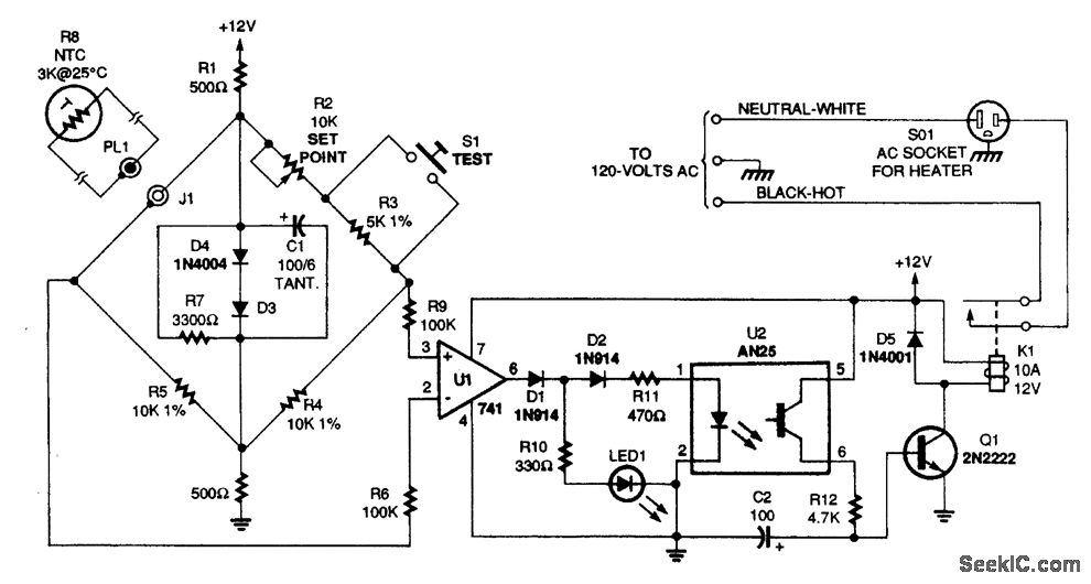 ZERO_VOLTAGE_SWITCHING_TEMPERATURE_REGULATOR Analog_Circuit Basic