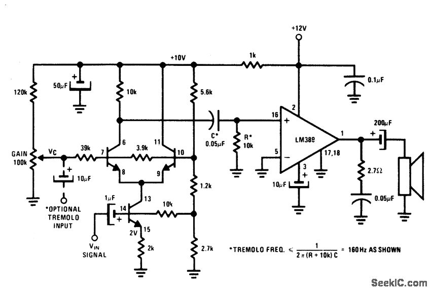 VOLTAGE_CONTROLLED_AMPLIFIER_OR_TREMOLO_CIRCUIT Amplifier_Circuit