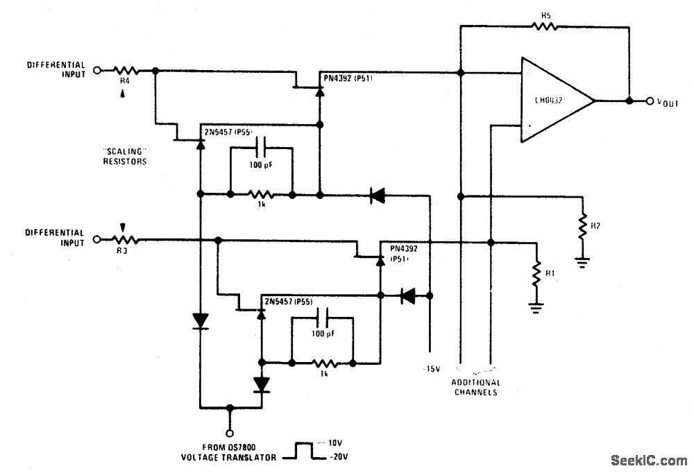 WIDE_BAND_DIFFERENTIAL_MULTIPLEXER Electrical_Equipment_Circuit Circuit Diagram