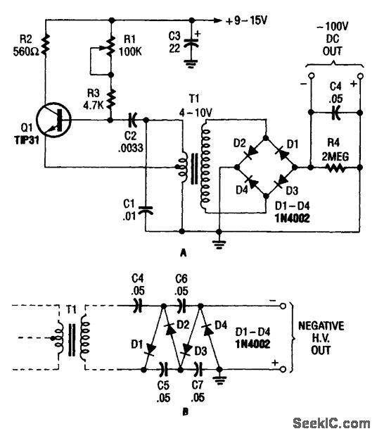 HV_POWER_SUPPLY_WITH_9_TO_15_Vdc_INPUT_ Power_Supply_Circuit