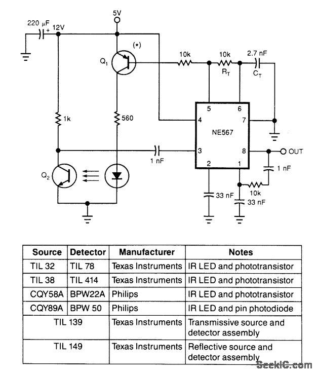 OPTICAL_INTERRUPTION_SENSOR Sensor_Circuit Circuit Diagram