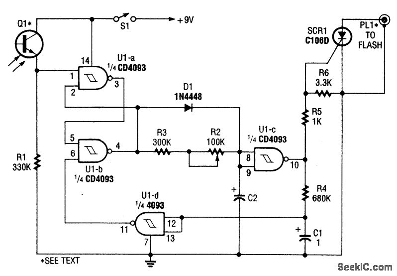 TIME_DELAY_PHOTO_FLASH_TRIGGER Basic_Circuit Circuit Diagram