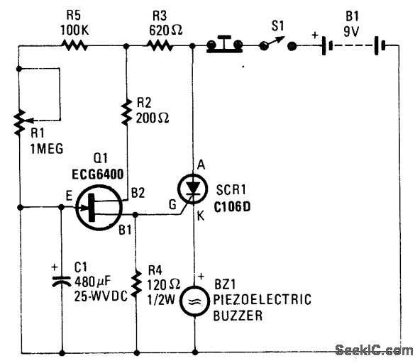 SCR_TIMER Measuring_and_Test_Circuit Circuit Diagram