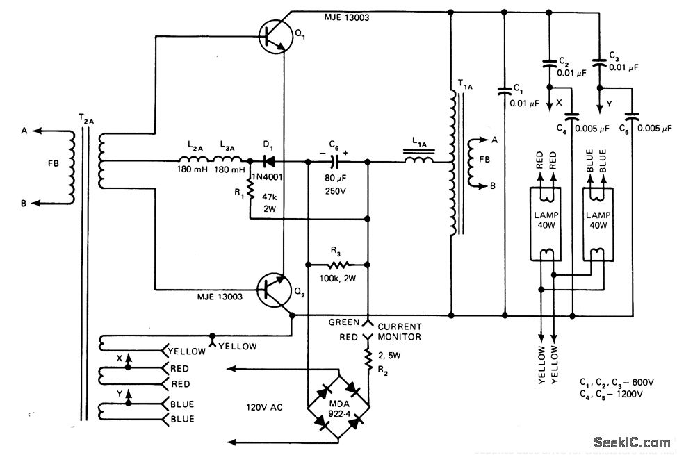 Rapid Start Ballast Schematic