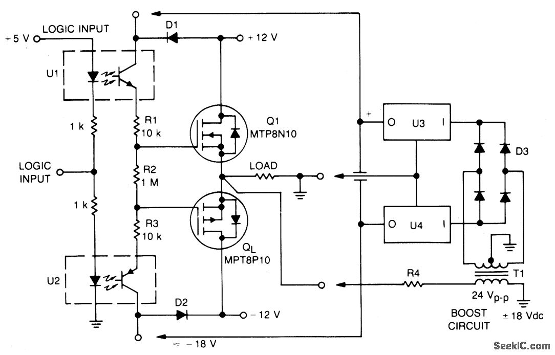 LINE_DRIVER_PROVIDES_FULL_RAIL_EXCURSIONS Basic_Circuit Circuit
