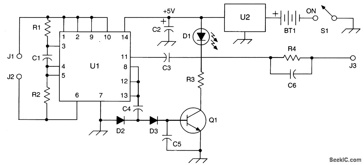 CRYSTAL_ACTIVITY_TESTER Analog_Circuit Basic_Circuit Circuit