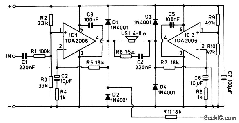 AUDIO_POWER_BOOSTER - Basic_Circuit - Circuit Diagram ...