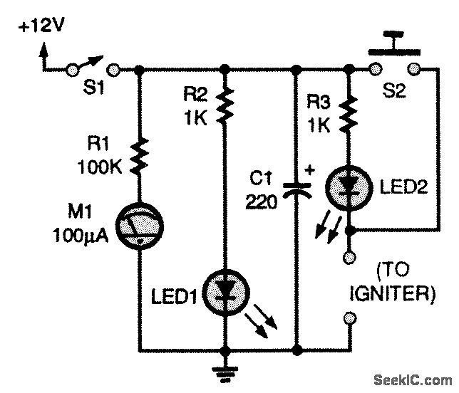 MODEL_ROCKET_IGNITION_CIRCUIT LED_and_Light_Circuit Circuit Diagram
