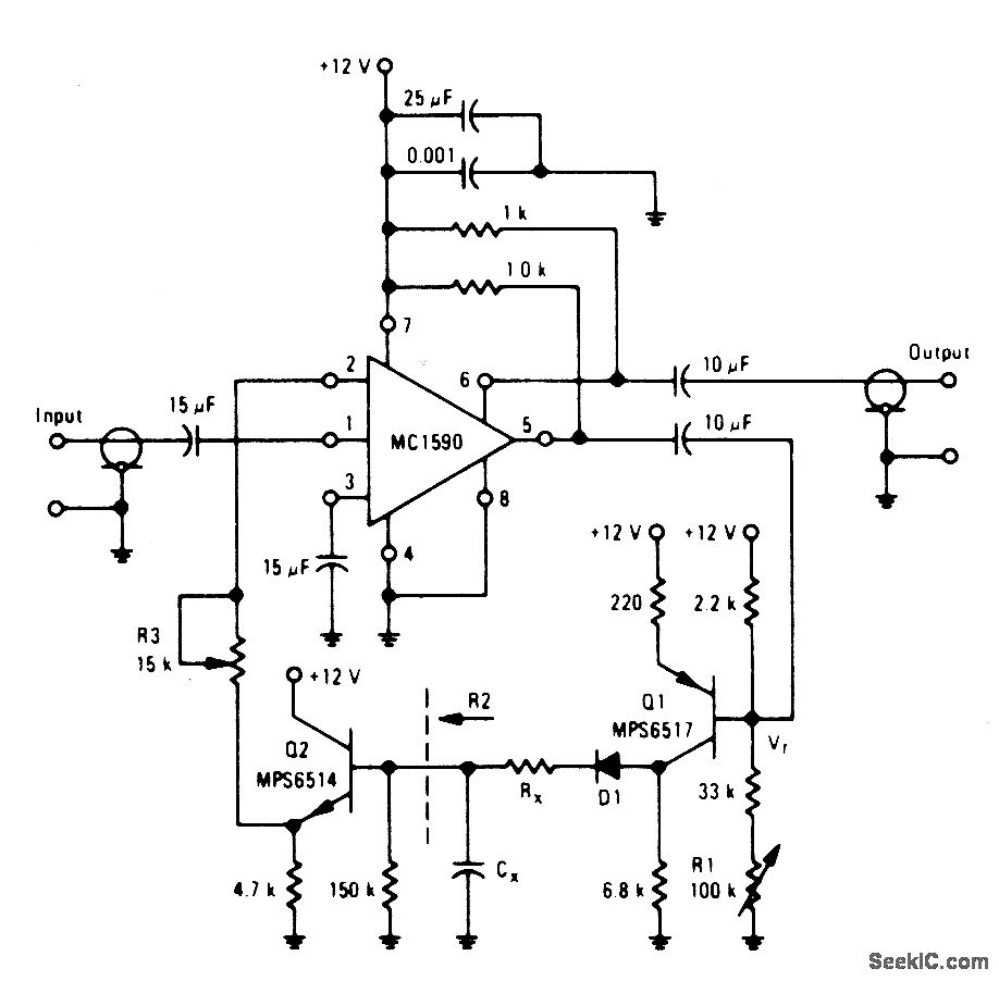 SPEECH_COMPRESSOR - Amplifier_Circuit - Circuit Diagram ...