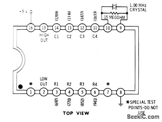 TOUCH_TONE_DIALER - Telephone-Related_Circuit - Electrical_Equipment