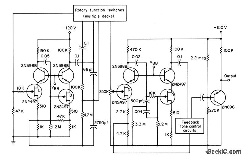 HI_FI_FET_PREAMP Amplifier_Circuit Circuit Diagram