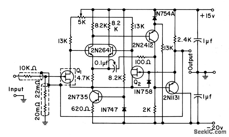 UNITY_GAIN_TEMPERATURE_STABLE_D_C_AMPLIFIER - Amplifier_Circuit