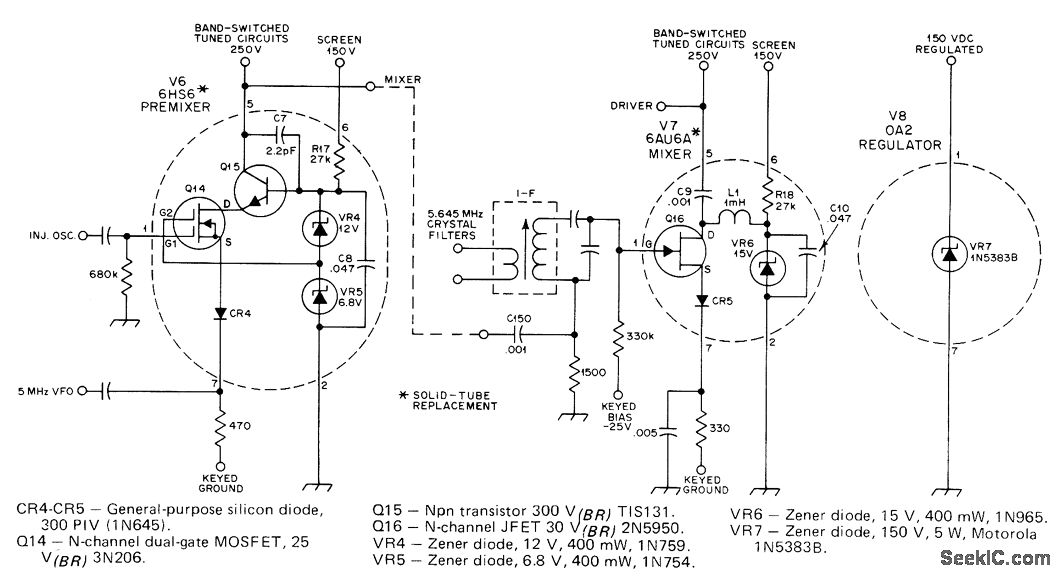 TRANSISTORS_FOR_MIXER_AND_VR_TUBES Communication_Circuit Circuit