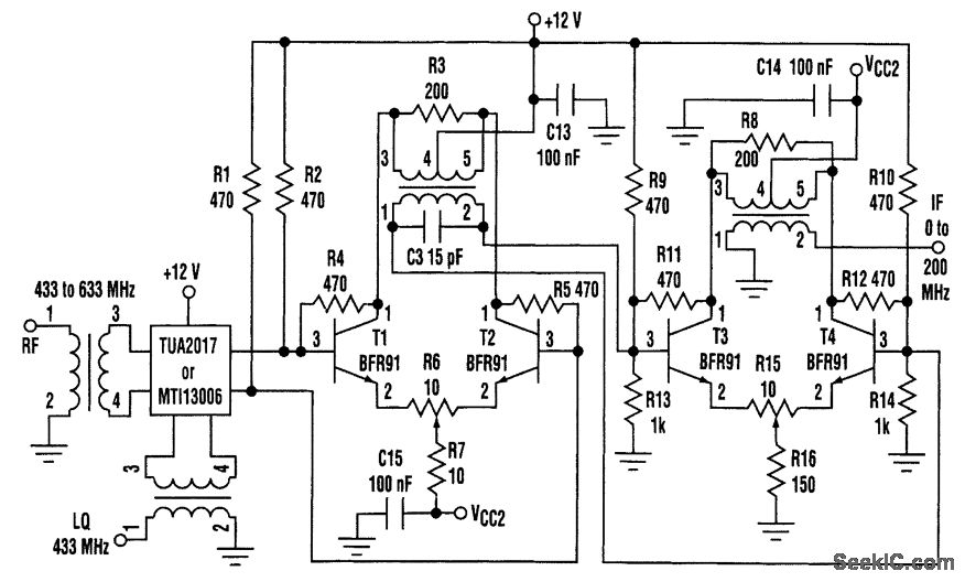 MIXER_LOAD_DIFFERENTIAL_AMPLIFIER Amplifier_Circuit Circuit Diagram