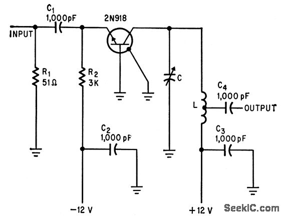 COMMON_BASE_UHF_AMPLIFIER_OR_DOUBLER - Amplifier_Circuit - Circuit