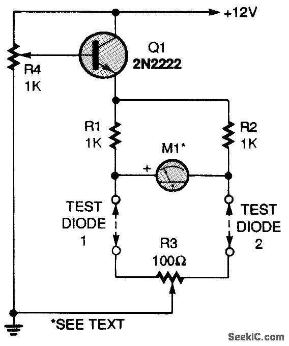 DIODE_MATCHING_CIRCUIT_I Measuring_and_Test_Circuit Circuit Diagram