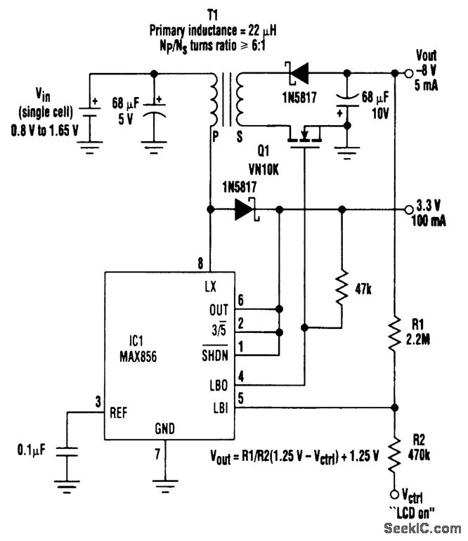 LCD_AUXILIARY_BIAS_CIRCUIT Power_Supply_Circuit Circuit Diagram