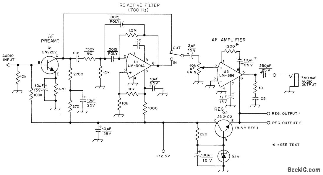 Two stage rc coupled amplifier circuit diagram