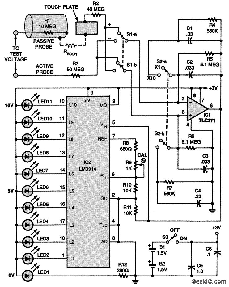 WIRELESS_DC_PROBE Power_Supply_Circuit Circuit Diagram