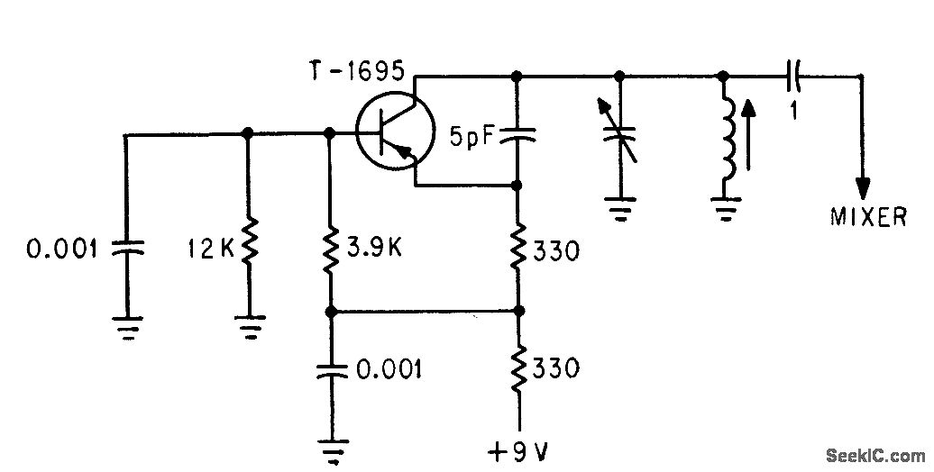 STABLE_40_MC_OSCILLATOR Oscillator_Circuit Signal_Processing Circuit Diagram