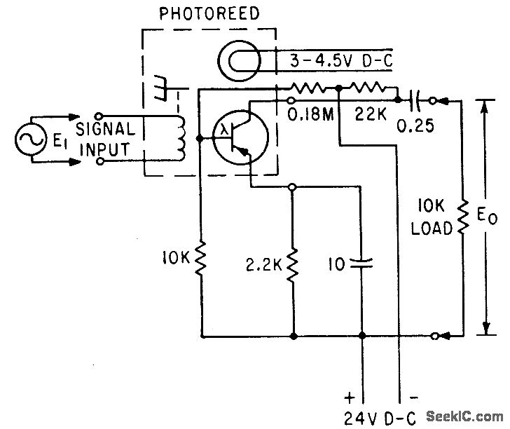 PHOTOELECTRIC_BANDPASS_FILTER LED_and_Light_Circuit Circuit Diagram