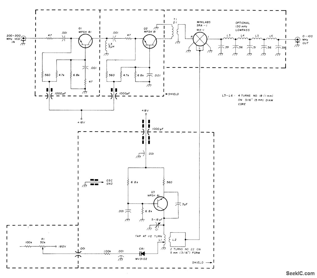 TRACKING_GENERATOR Signal_Processing Circuit Diagram
