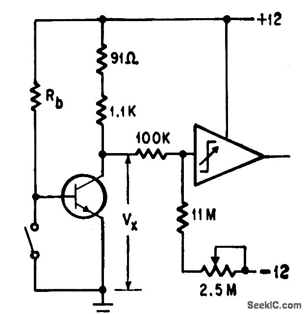 SATURATED_TRANSISTOR_MEASUREMENT Signal_Processing Circuit Diagram