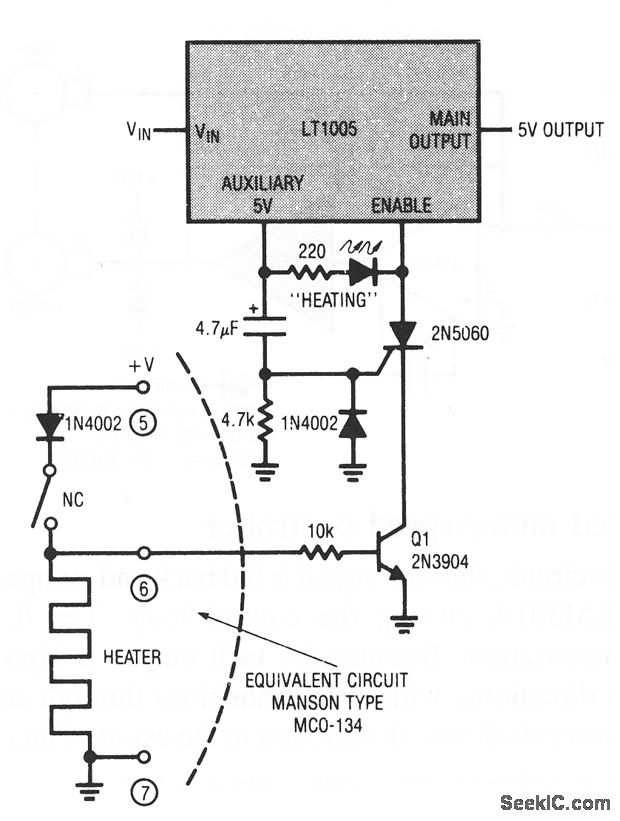 Crystal Oven Control Circuit - Control Circuit