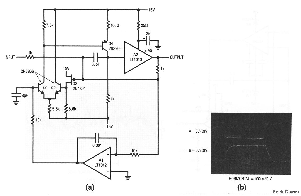 fast_dc_stabilized_inverting_amplifier Amplifier_Circuit Circuit