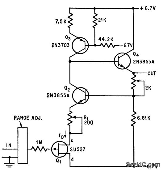DIRECT_COUPLED_AMPLIFIER Amplifier_Circuit Circuit Diagram