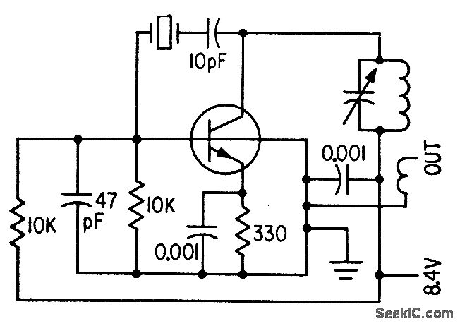 PIERCE_TETRODE_TRANSISTOR Signal_Processing Circuit Diagram