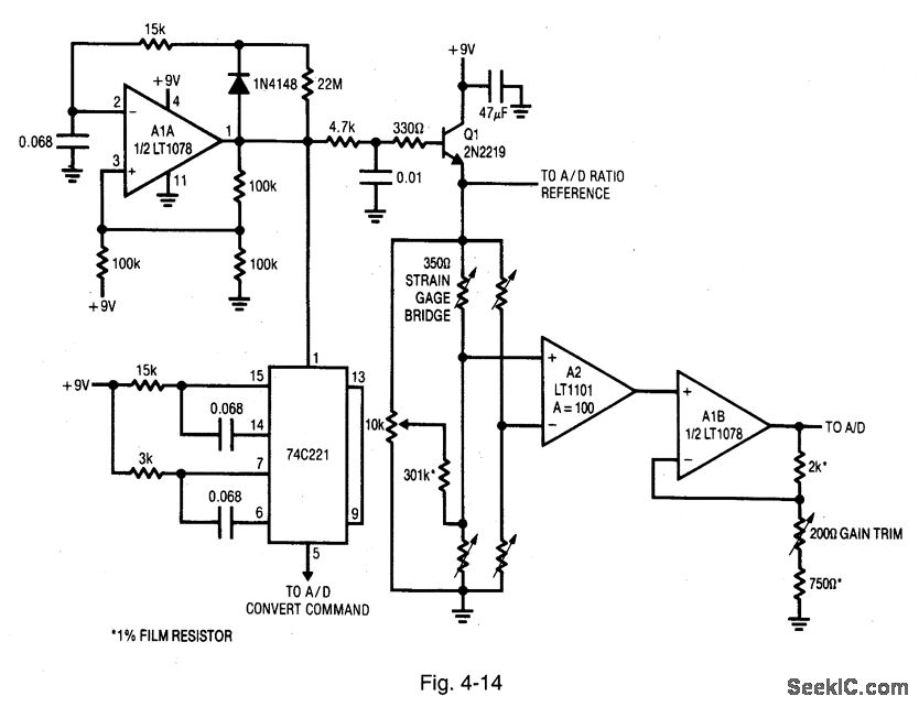 Sampled_output_bridge_signal_conditioner Power_Supply_Circuit Circuit Diagram