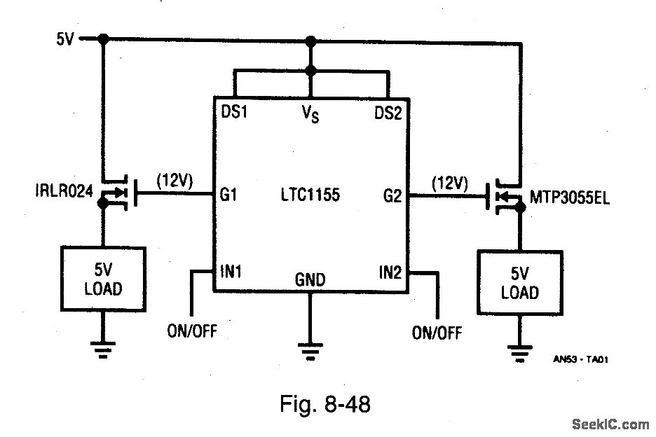 Dual_high_side_switch_driver Electrical_Equipment_Circuit Circuit