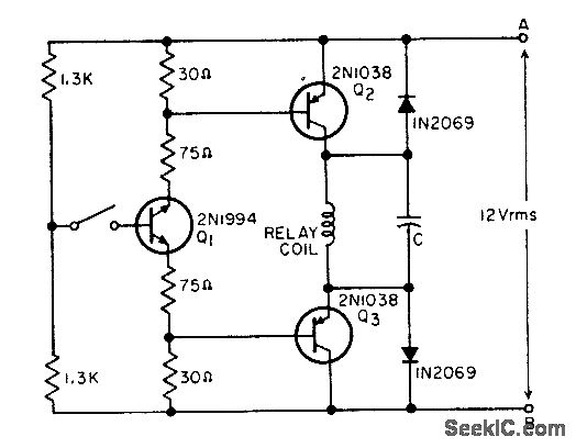 A_C_RELAY_DRIVE Circuit Diagram