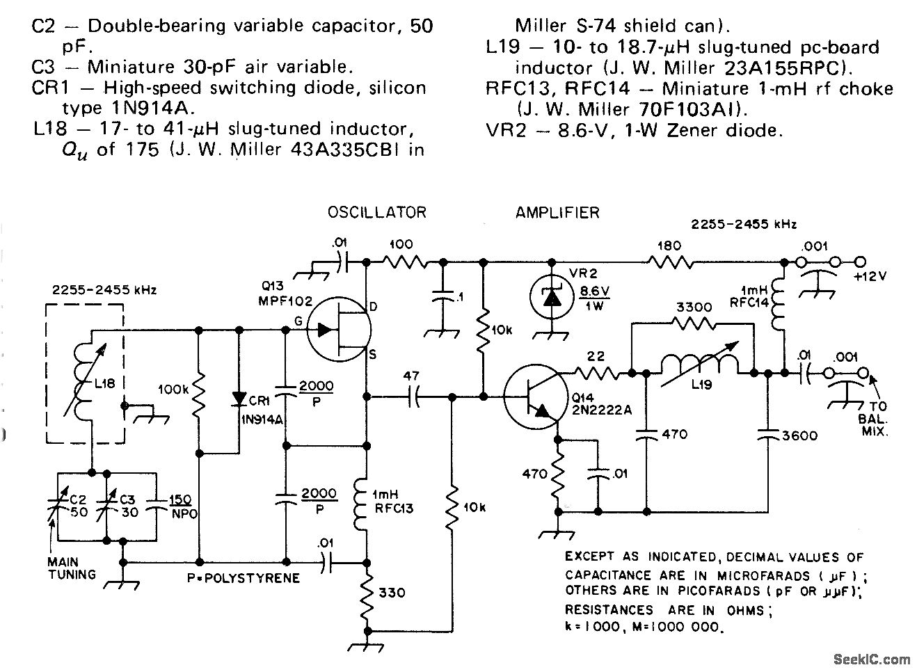 Local Oscillator Circuit Diagram