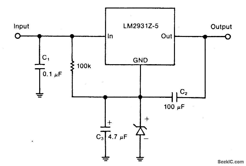 ZENER_DIODE_INCREASE_FIXED_PNP_REGULATOR’S_OUTPUT_VOLTAGE_RATINGS Basic_Circuit Circuit