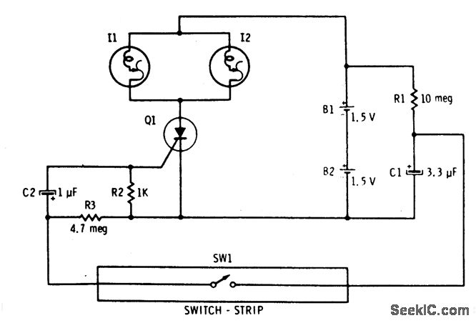 GARAGE_STOP_LIGHT - LED_and_Light_Circuit - Circuit Diagram - SeekIC.com